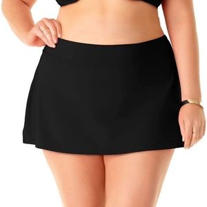 Anne Klein Black Swim Skirt 20 W
